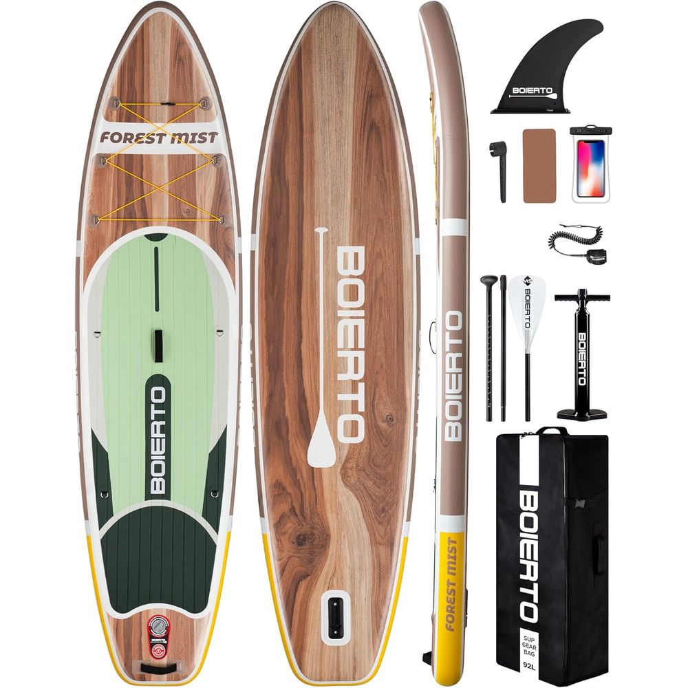 Wide Stand Up Paddle Board 10' - Stand Up Paddle Leash recension och pris
