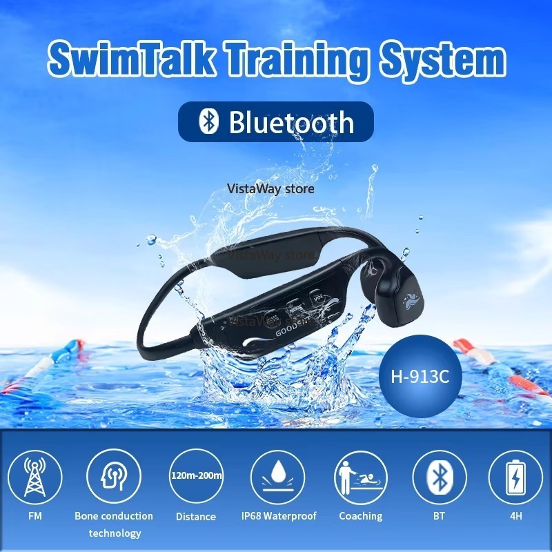 SwimTalk Waterproof Headphones - Aquatic Sports Swimming recension och pris