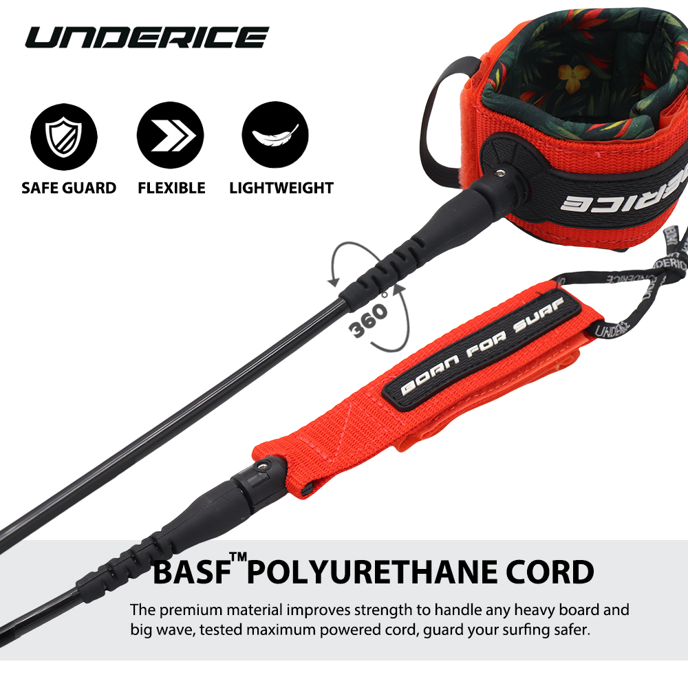 UICE Surfboard Leash 6-9ft SUP - Stand Up Paddle Leash recension och pris