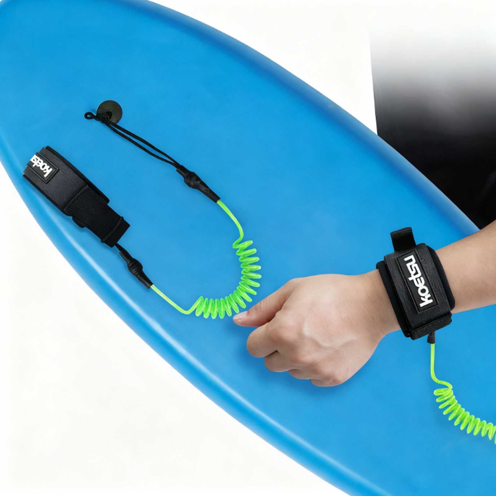 Coiled Bodyboarding Leash TPU  - Stand Up Paddle Leash recension och pris